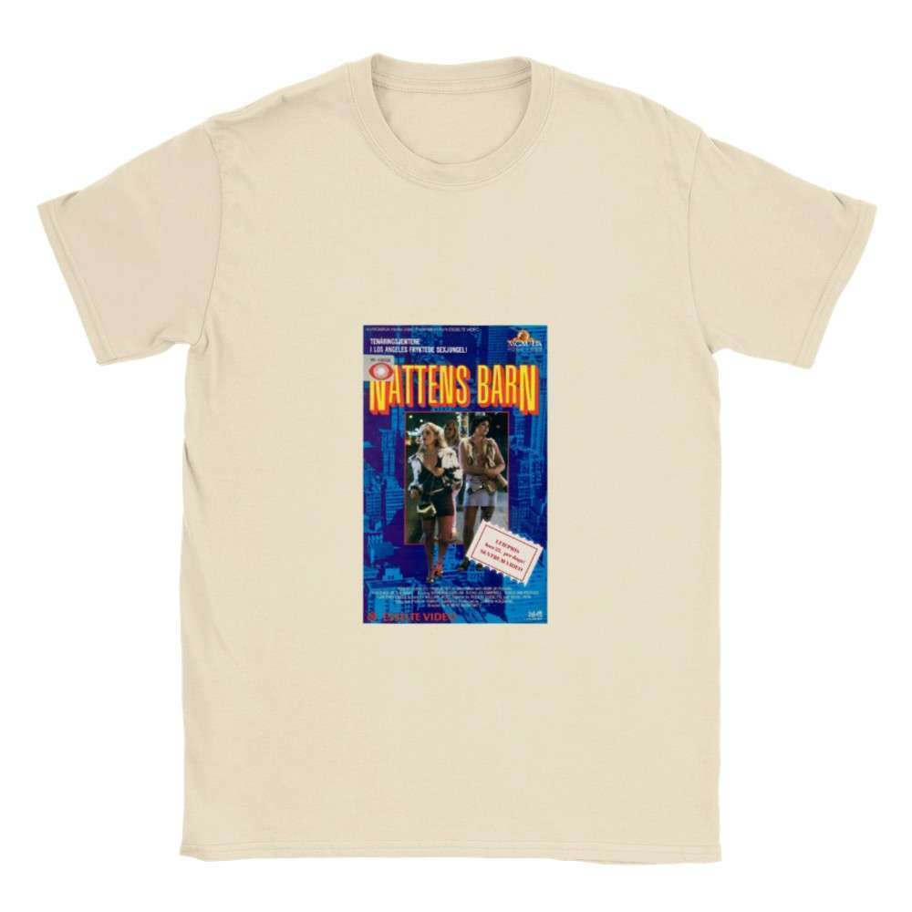 Nattes kvinner leiefilm VHS retro t-skjorte