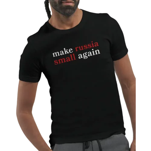 Make russia small again t-shirt male mann