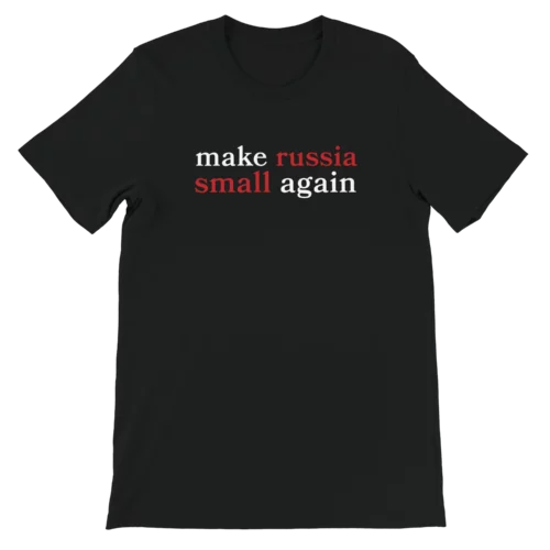 Make russia small again t-shirt male mann